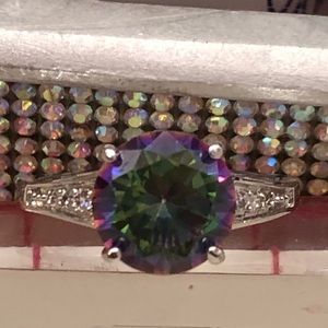 NWOT Sterling Silver Rainbow Topaz